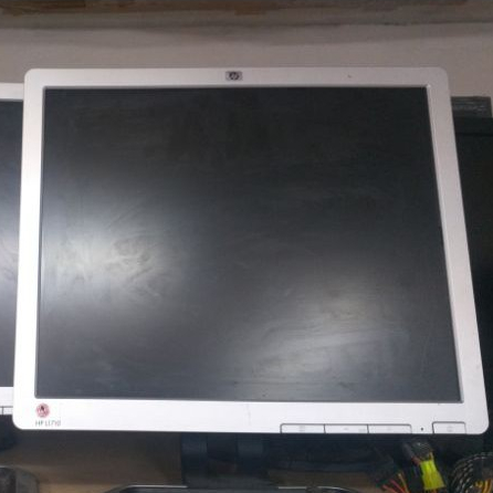 Monitor LCD 17 inch Kotak berbagai merk. dell. lenovo. hp. lg cocok untuk monitor kasir, CCTV kerja 