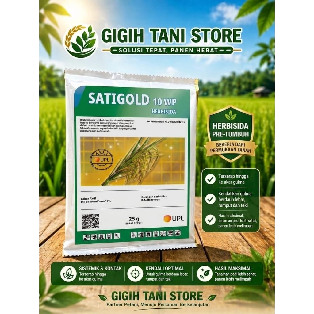 HERBISIDA SISTEMIK PRA TUMBUH SATI-GOLD