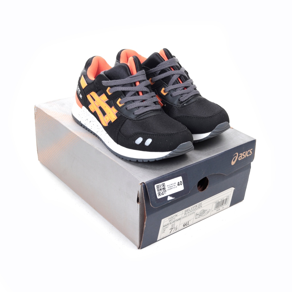 (SLKCK) Sepatu Sneakers Asics Gel Lyte III Black Tan