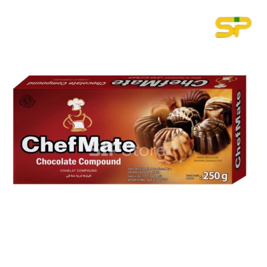 ChefMate Chocolate Compound 250g Dark Coklat