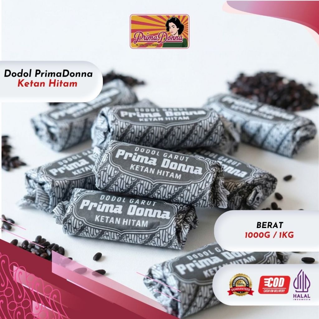 Dodol Garut / Dodol Rasa Ketan Hitam Makanan Khas Garut Legit Murah 1000g 1kg