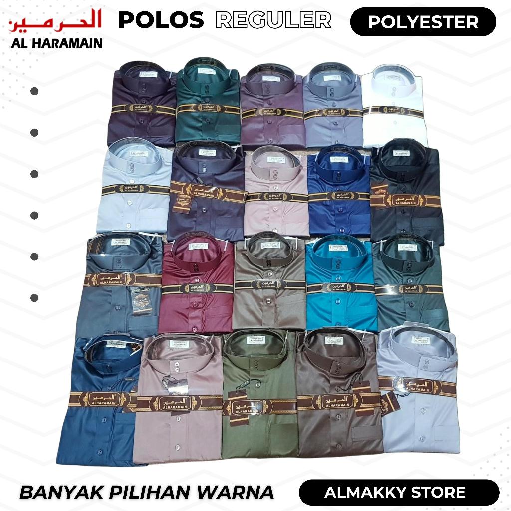 JUBAH AL HARAMAIN VIET POLYESTER POLOS REGULER - Gamis Pria Bordir Premium Alharamain