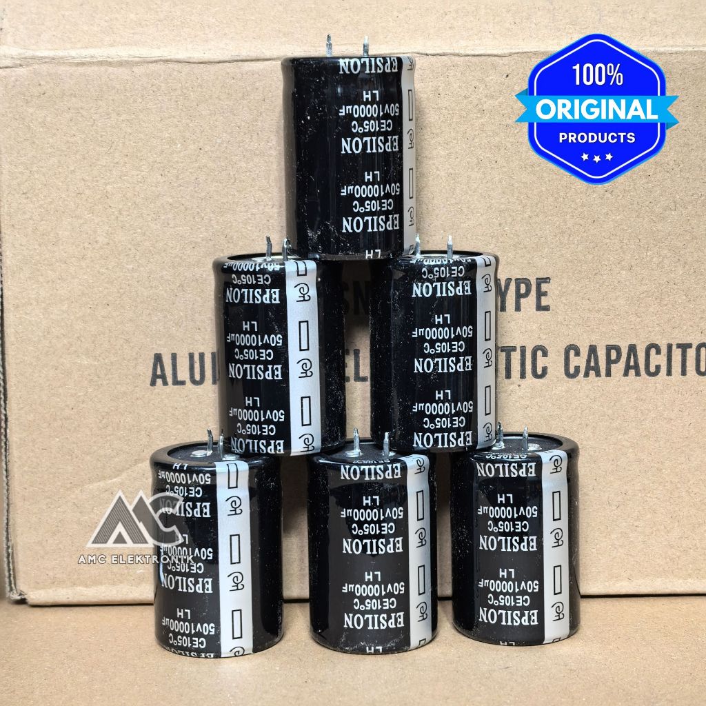 ELCO 50v 10000uf EPSILON 50v 10000uf ORIGINAL