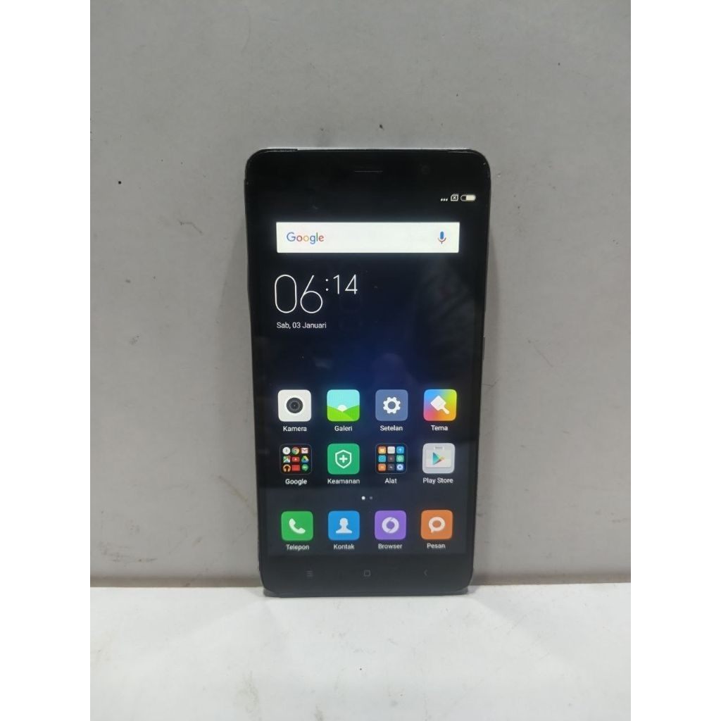 HANDPHONE XIAOMI REDMI NOTE 3 RAM 3/32GB SECOND ANDROID MURAH SIAP PAKAI