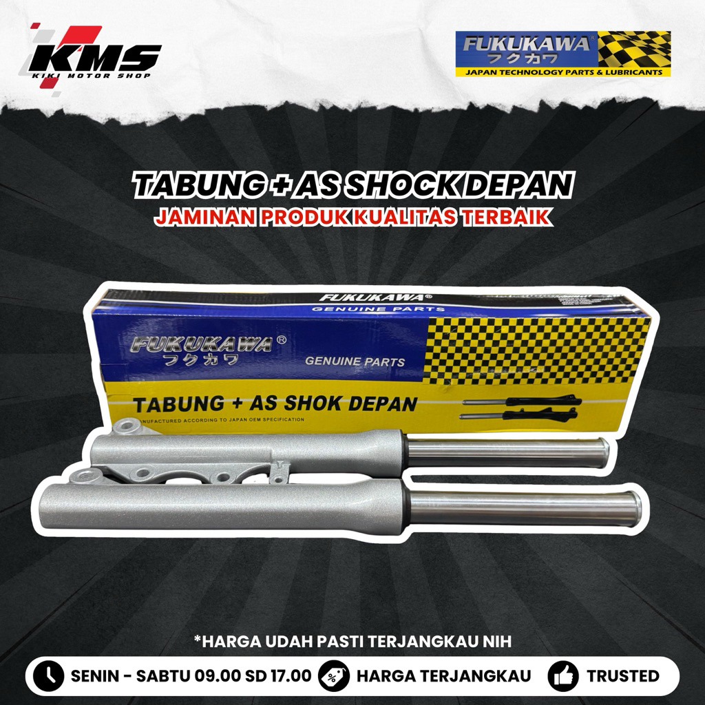 Fukukawa parts as shock depan komplit motor vega zr