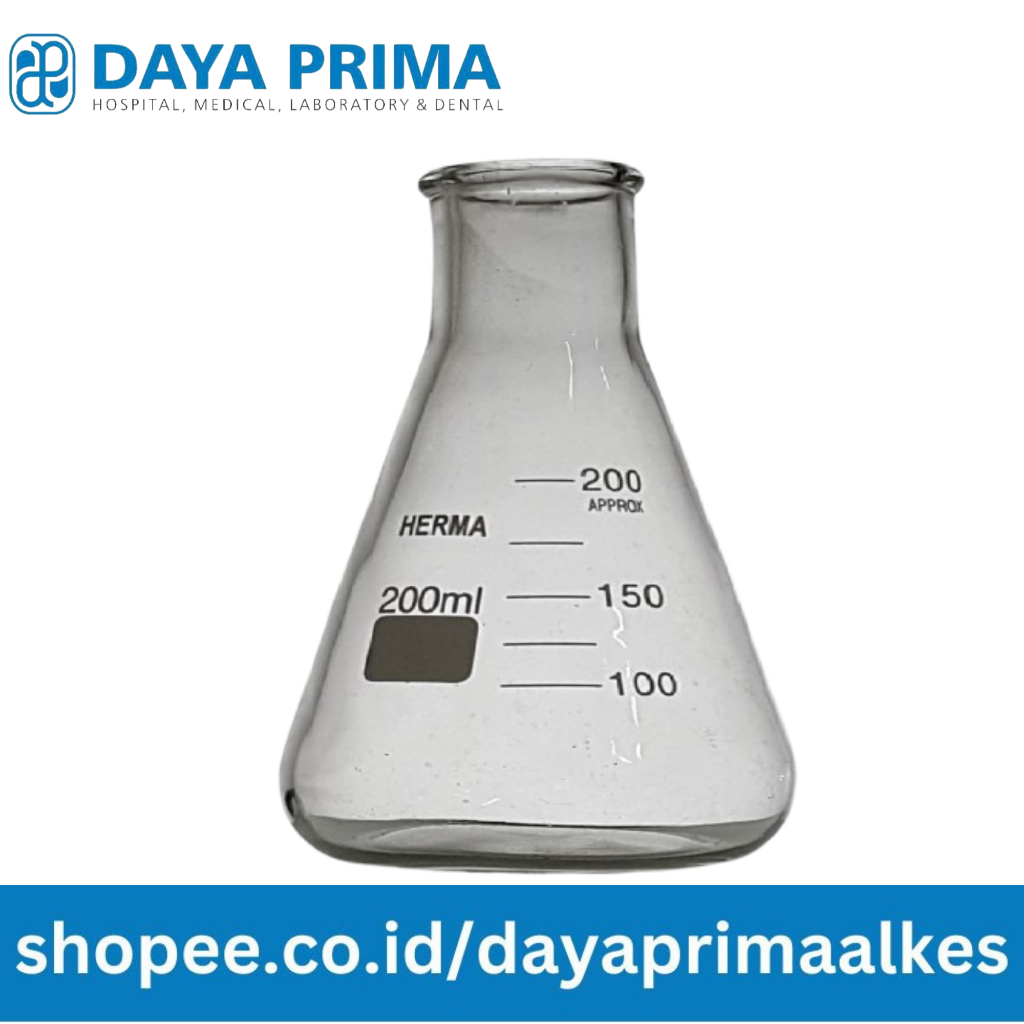 HERMA Erlenmeyer Flask / Labu Ukur / Gelas Laboratorium