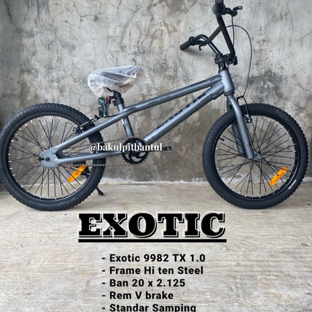 (Khusus Kurir instan ) sepeda anak cowok bmx ring 20 exotic 9982 tx | Sepeda BMX EXOTIC 9982 TX