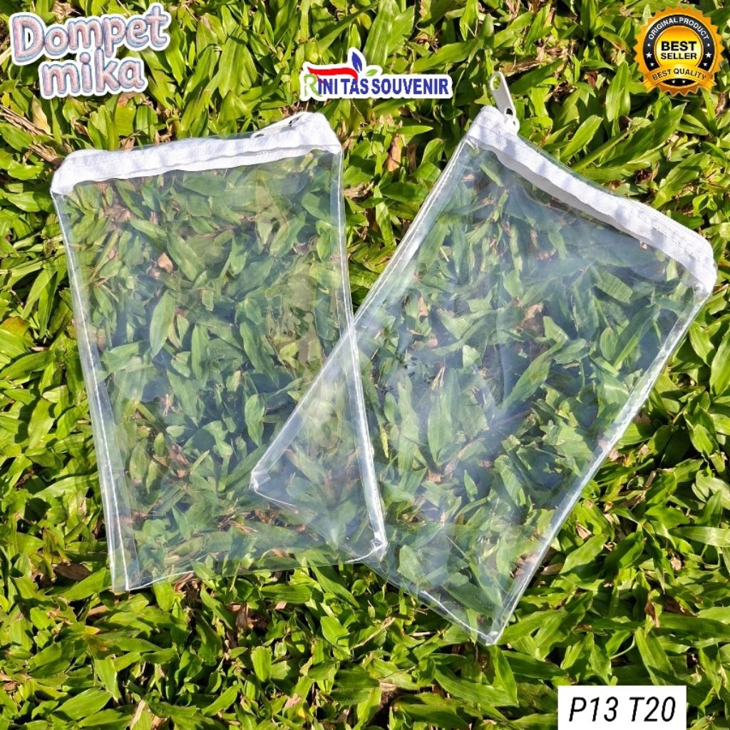 Dompet Mika 0,2 Resleting Dompet Mika Transparan