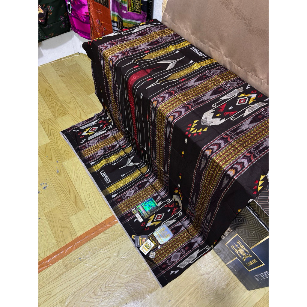 [ORIGINAL] sarung Lamiri tipe sge full songket full sutra