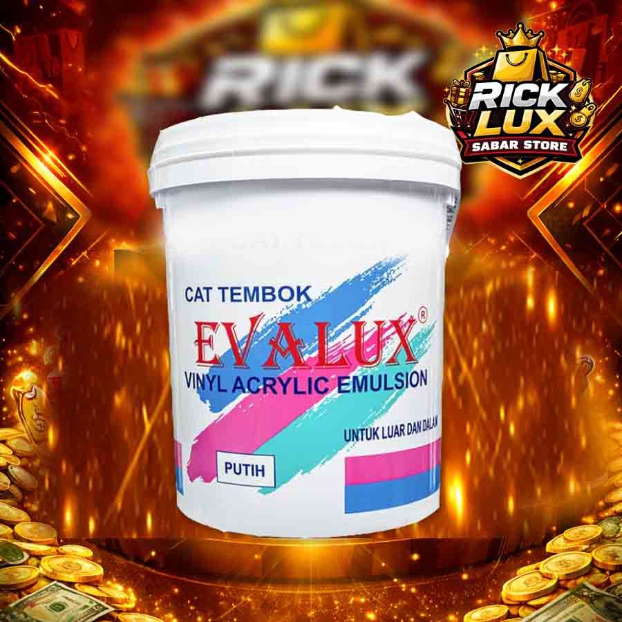 RIC CAT TEMBOK EVALUX 25 KG WARNA PUTIH/ CAT AIR / CAT DINDING