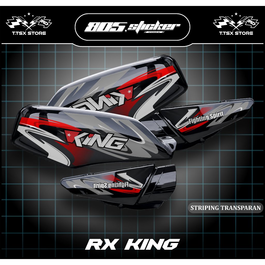 STRIPING STIKER TRANSPARAN YAMAHA RX-KING/STIKER RX-KING TRANSPARAN