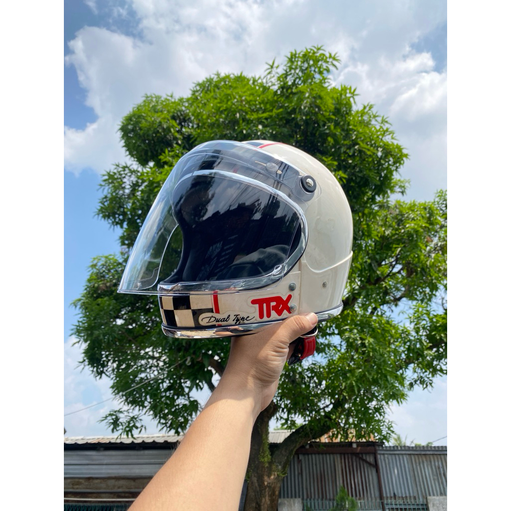 Helm Honda TRX Custom Catur