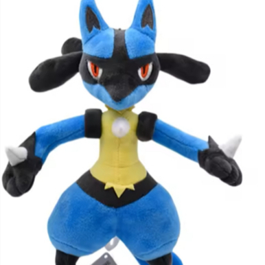 Anime Pokemon Plush Toy Lucario Valentines Day Gift