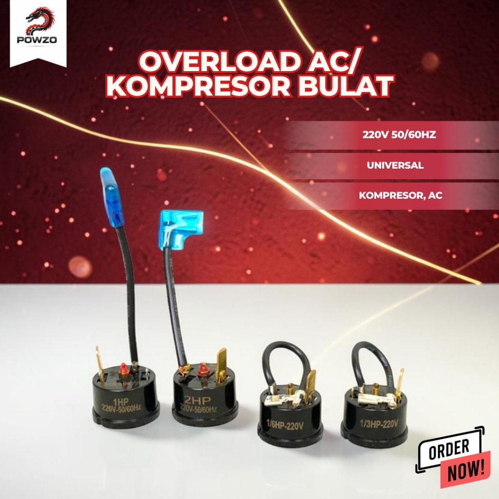 POWZO OVERLOAD KULKAS BULAT | OVERLOAD KOMPRESOR KULKAS UNIVERSAL