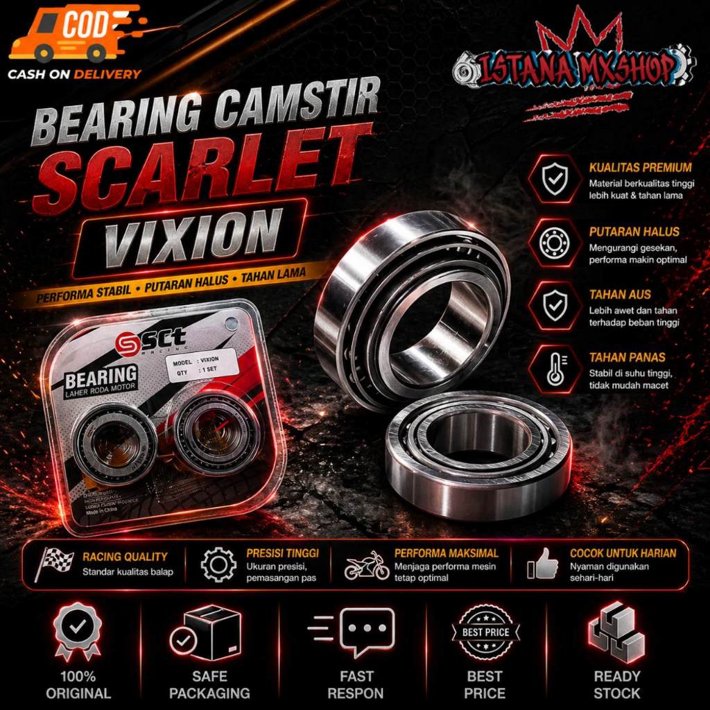 Comstir Komstir Mangkok Stang Scarlet Vixion / Komstir Vixion