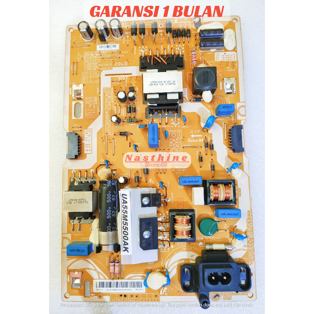 {STOK READY ya } / PCB POWER TV SAMSUNG. UA55M5500 AK / UA55M5500 / UA55M5500AK