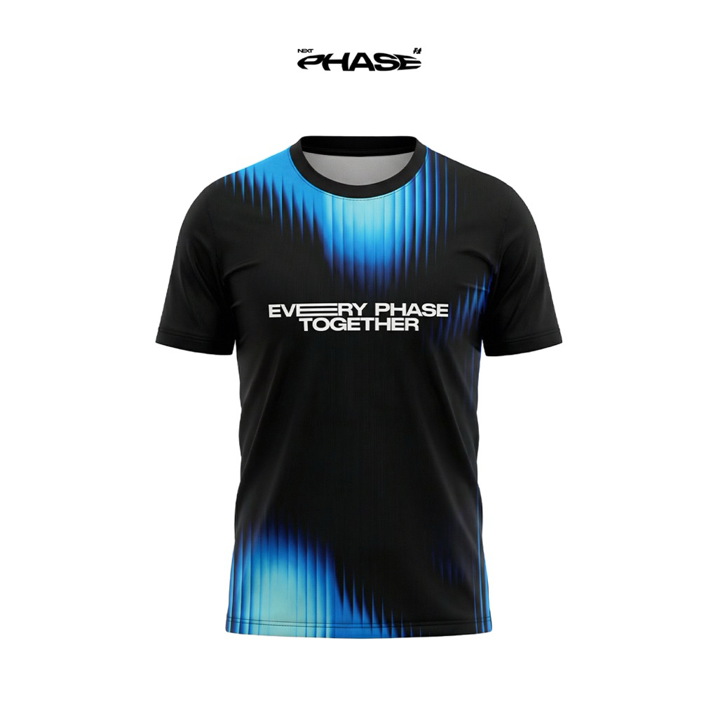 Running Tee Blue Aura Tee Next Phase