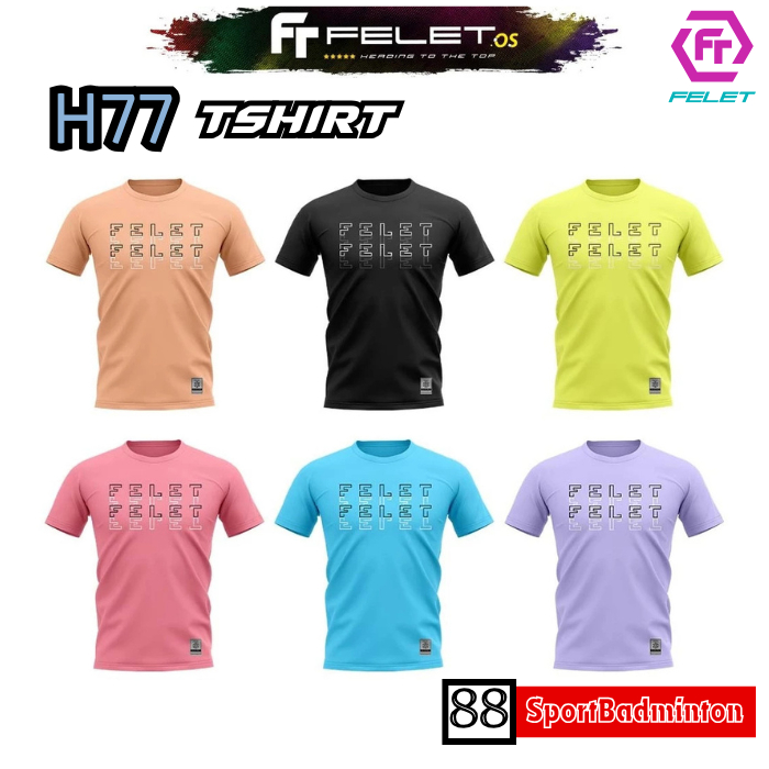 Felet H77 Badminton Tshirt - Kaos Badminton Original Felet