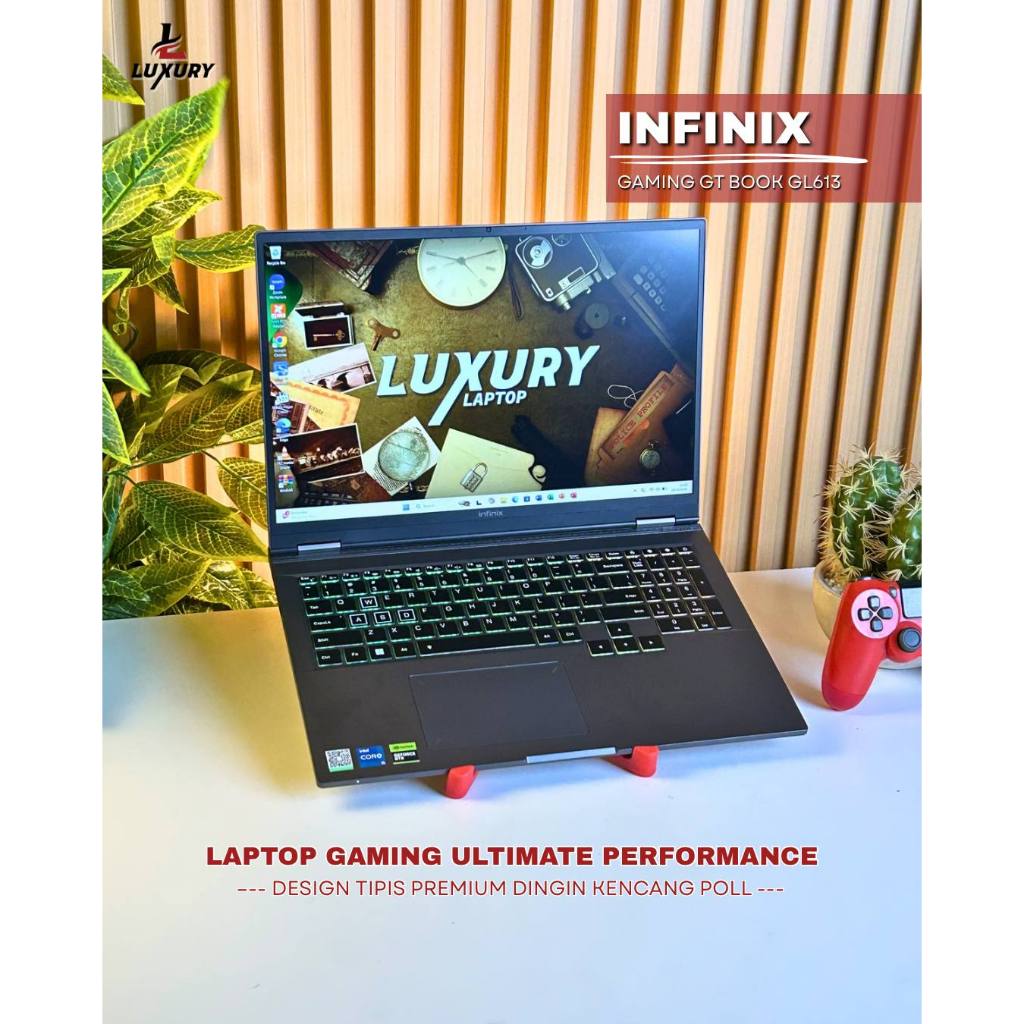LAPTOP INFINIX GT BOOK GL613 GAMING 12TH GEN CORE I5 SSD 512GB RAM 16GB NVIDIA GEFORCE RTX 3050 6GB 