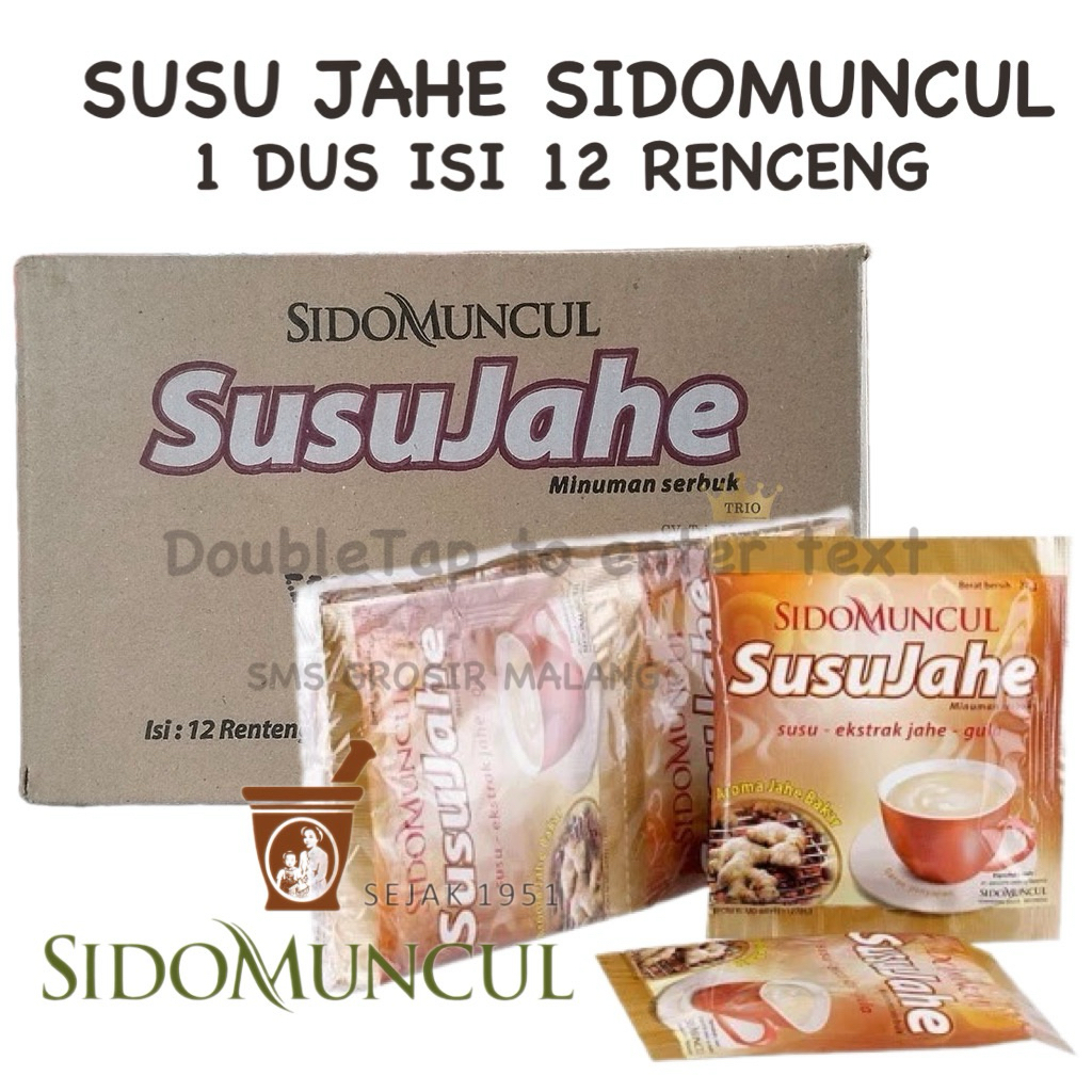 SUSU JAHE SIDOMUNCUL / SUSU JAHE 1 DUS ISI 12 RENCENG