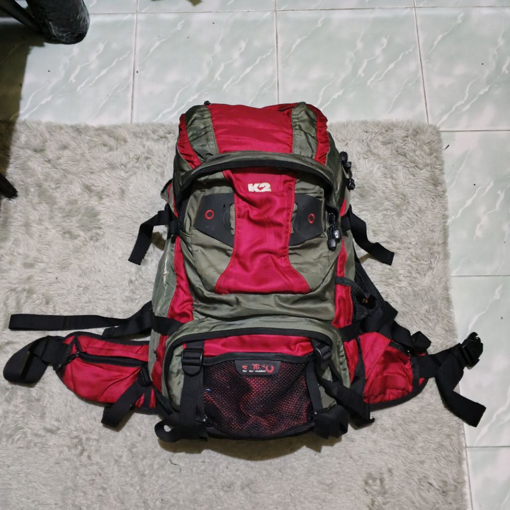 tas gunung carier backpack K2 outdoor 38 liter limited
