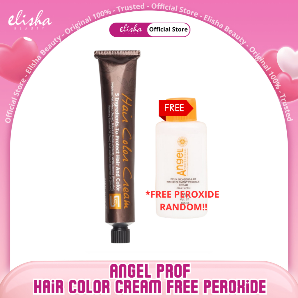 ANGEL PROFESSIONAL DANCOLY HAIR COLOR CREAM 80ML (FREE PEROXIDE RANDOM!!)