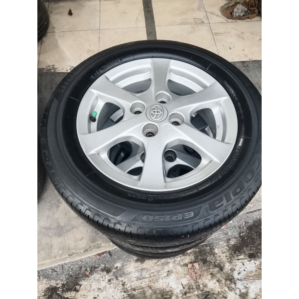 Velg sscond original agya/ayla ring 14 pcd 100.saru set(4bjji) velg plus ban