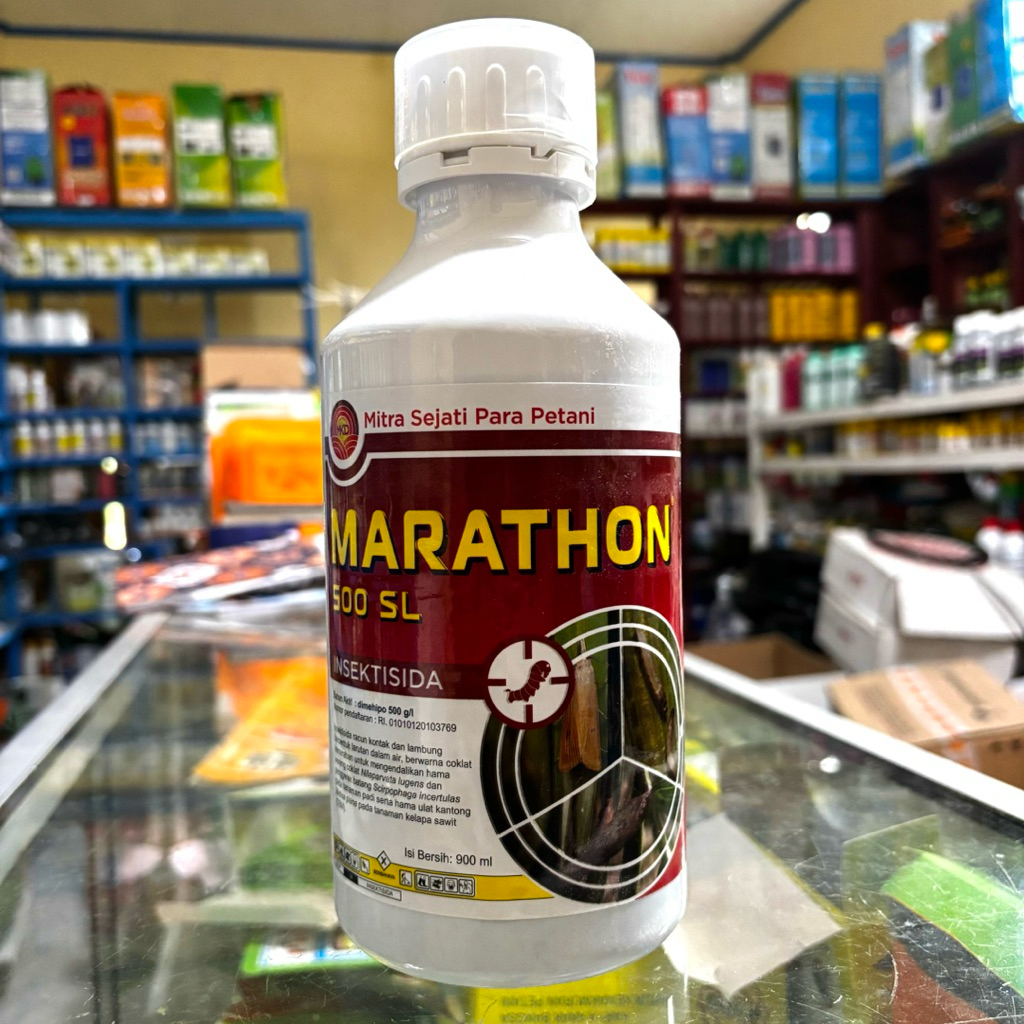Insektisida MARATHON 500SL Kemasan 900Ml - Marathon 500sl Efektif Membasmi Sundep Wereng dan Ulat Gr