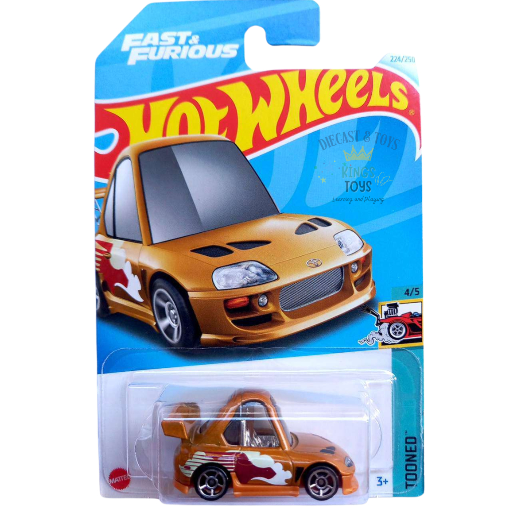 Hot Wheels 94 Toyota Supra Tooned Coklat Fast And forious
