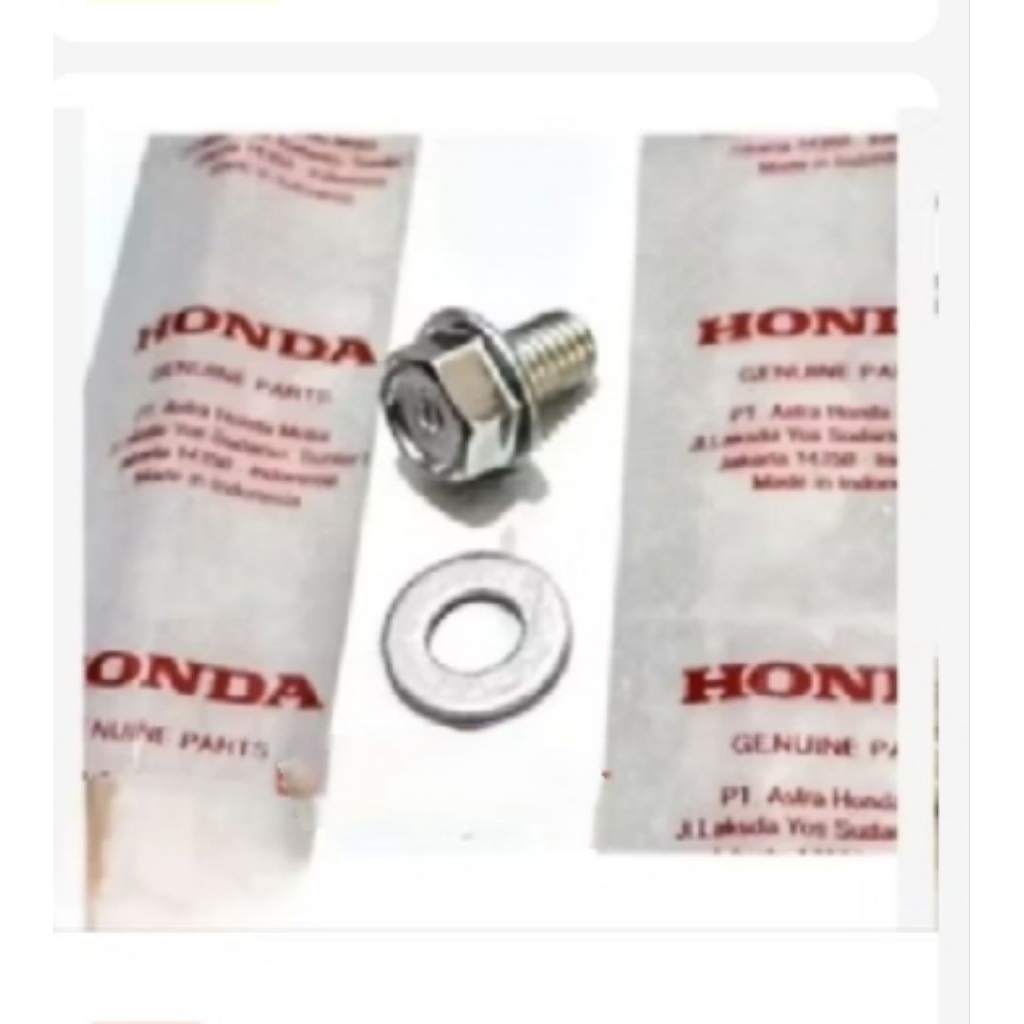 baut tutp tap pembuangan oli gardan beat vario scopy spacy
