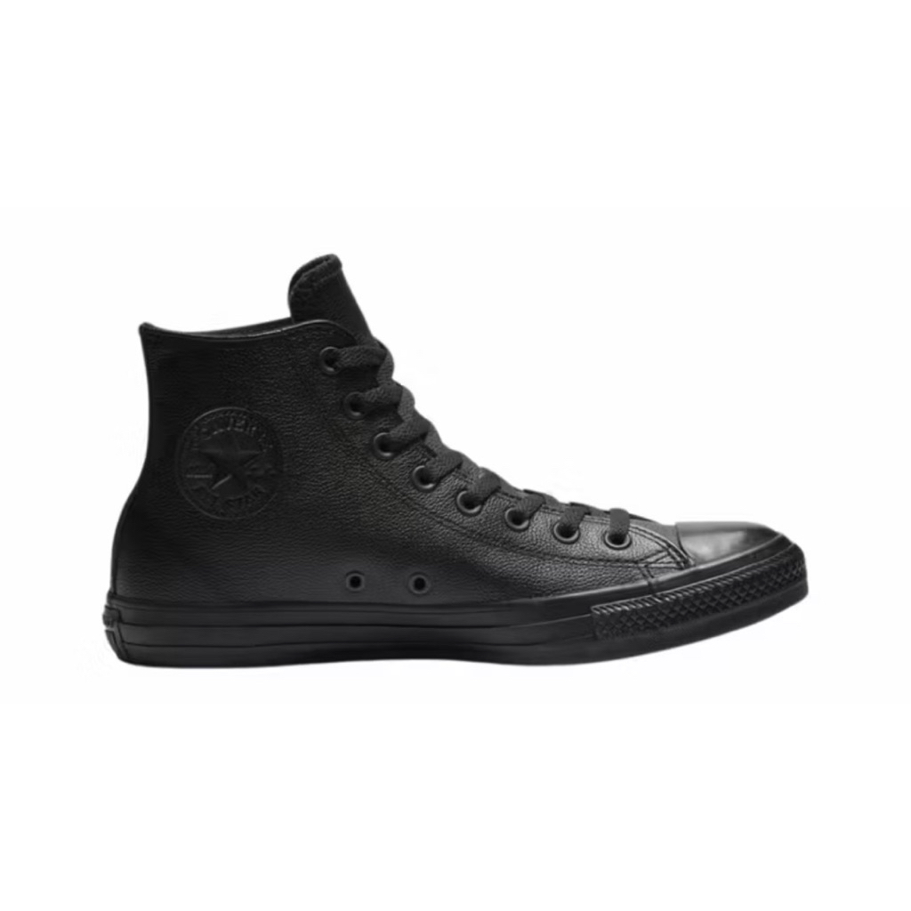 CONVERSE CHUCK TAYLOR ALL STAR HI HIGH LEATHER BLACK MONO ORIGINAL