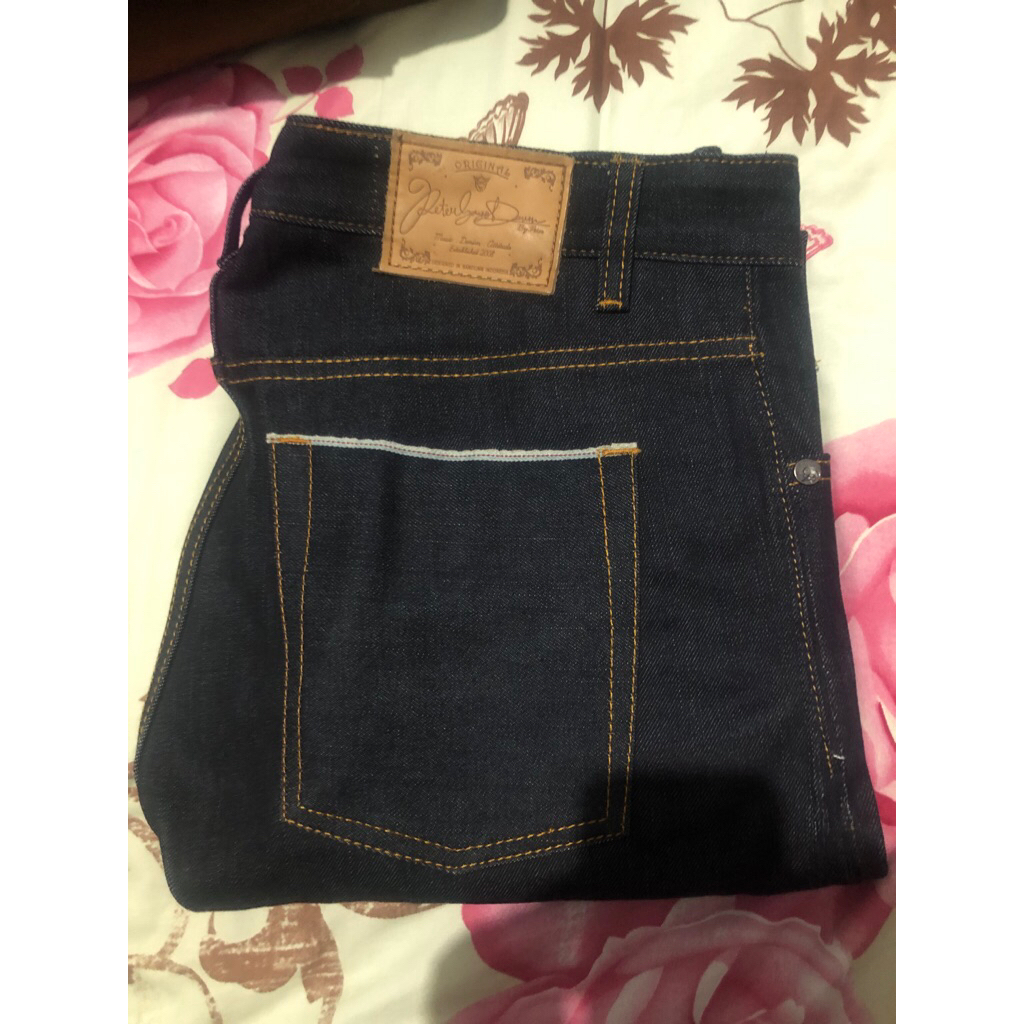 PETER SAYS DENIM (PSD) BLACK SELVEDGE DENIM 30