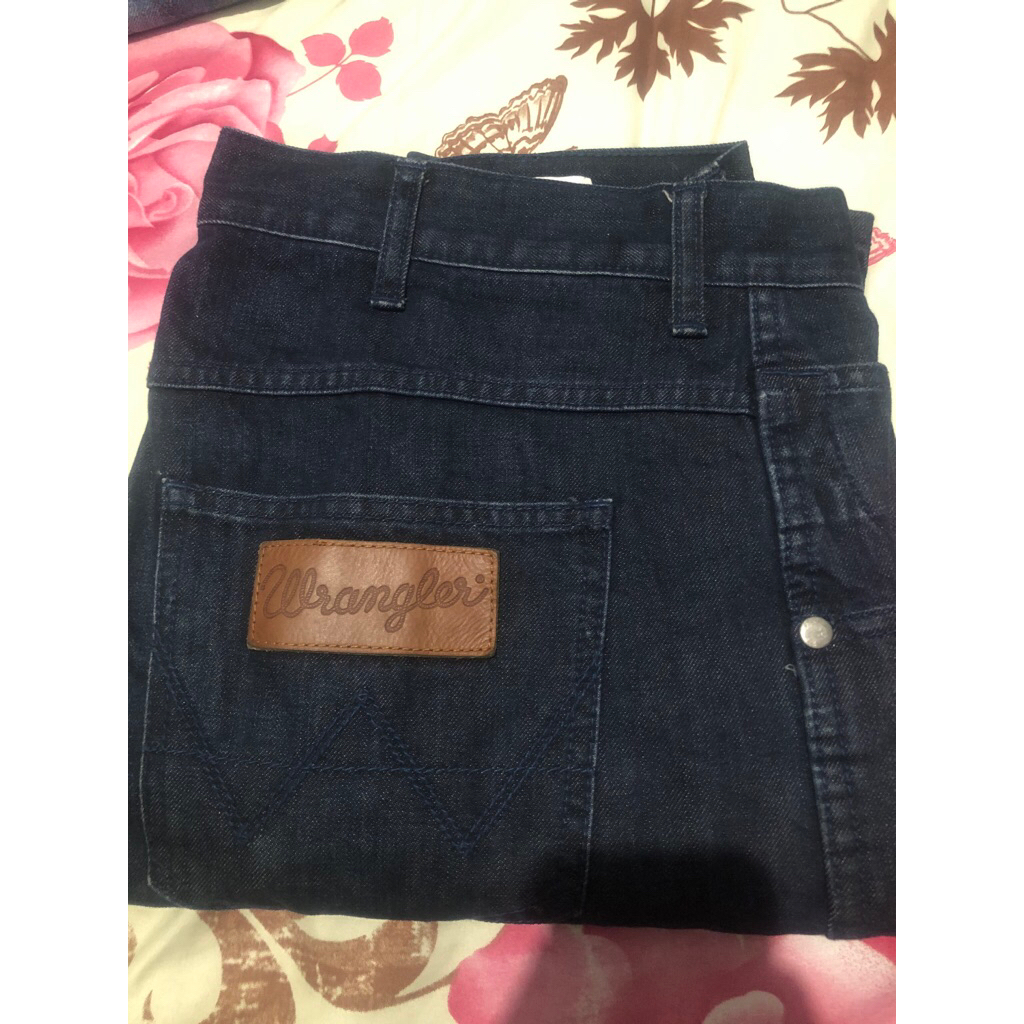 WRANGLER SPENCER DARK BLUE JEANS 33x32