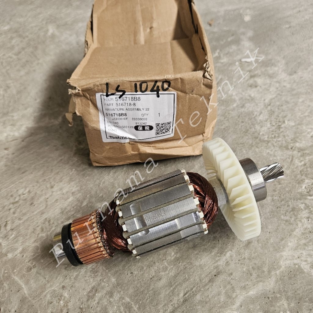 Armature Makita Asli Pemotong Aluminium LS1040 MAKITA LS 1040 Armature Asli