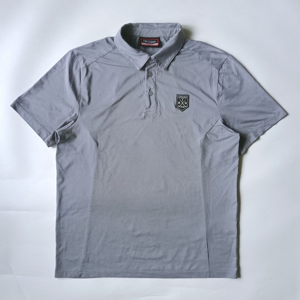 Kaos Polo Shirt Jersey KAPPA Golf Grey