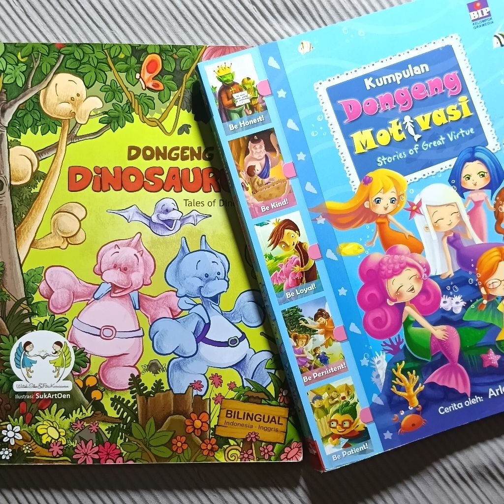 Buku Original • Kumpulan Dongeng Morltivasi dan Dongeng Dinosaurus / WARIEK IDO & ARLEEN A.