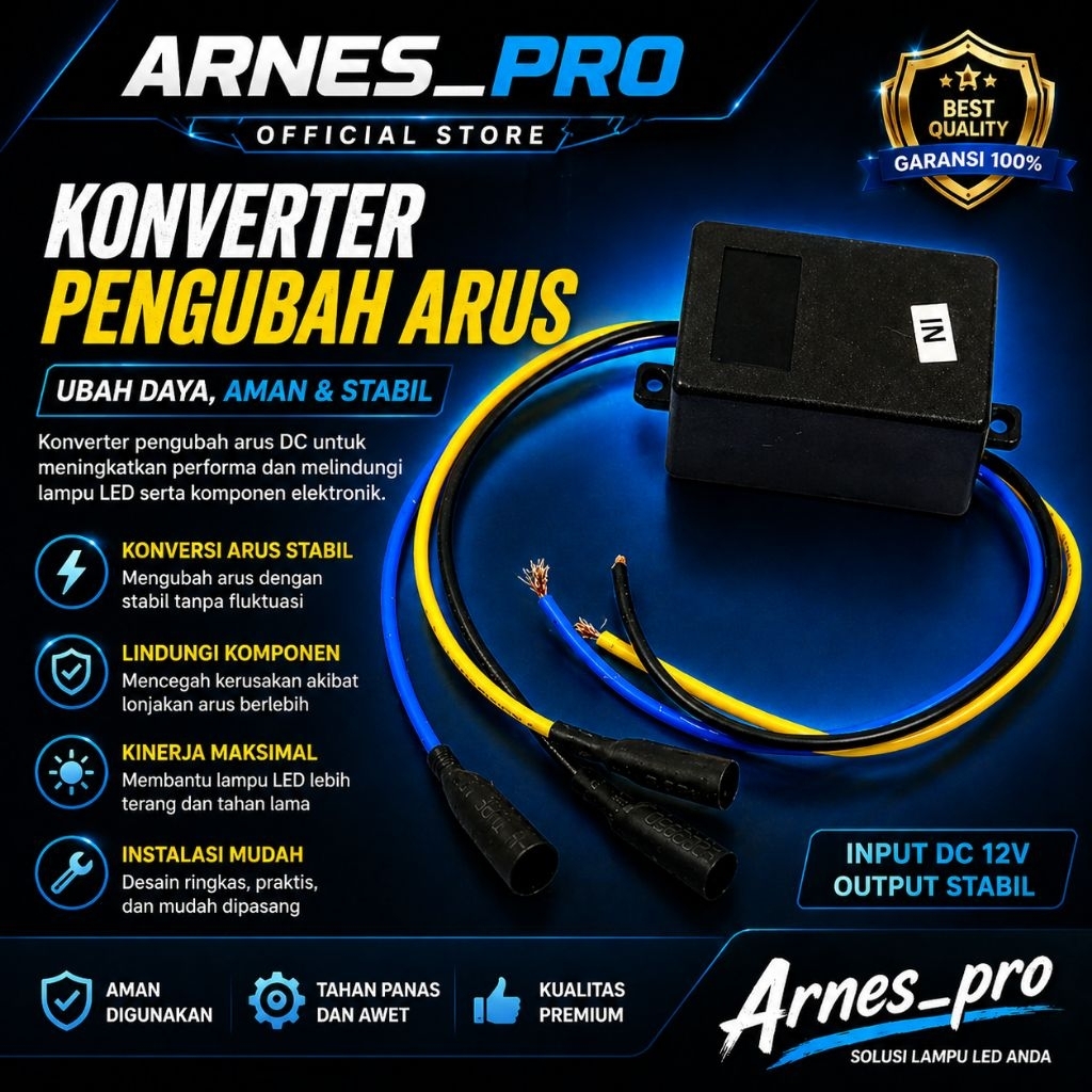 KONVERTER PENGUBAH ARUS AC TO DC MOTOR 12 VOLT
