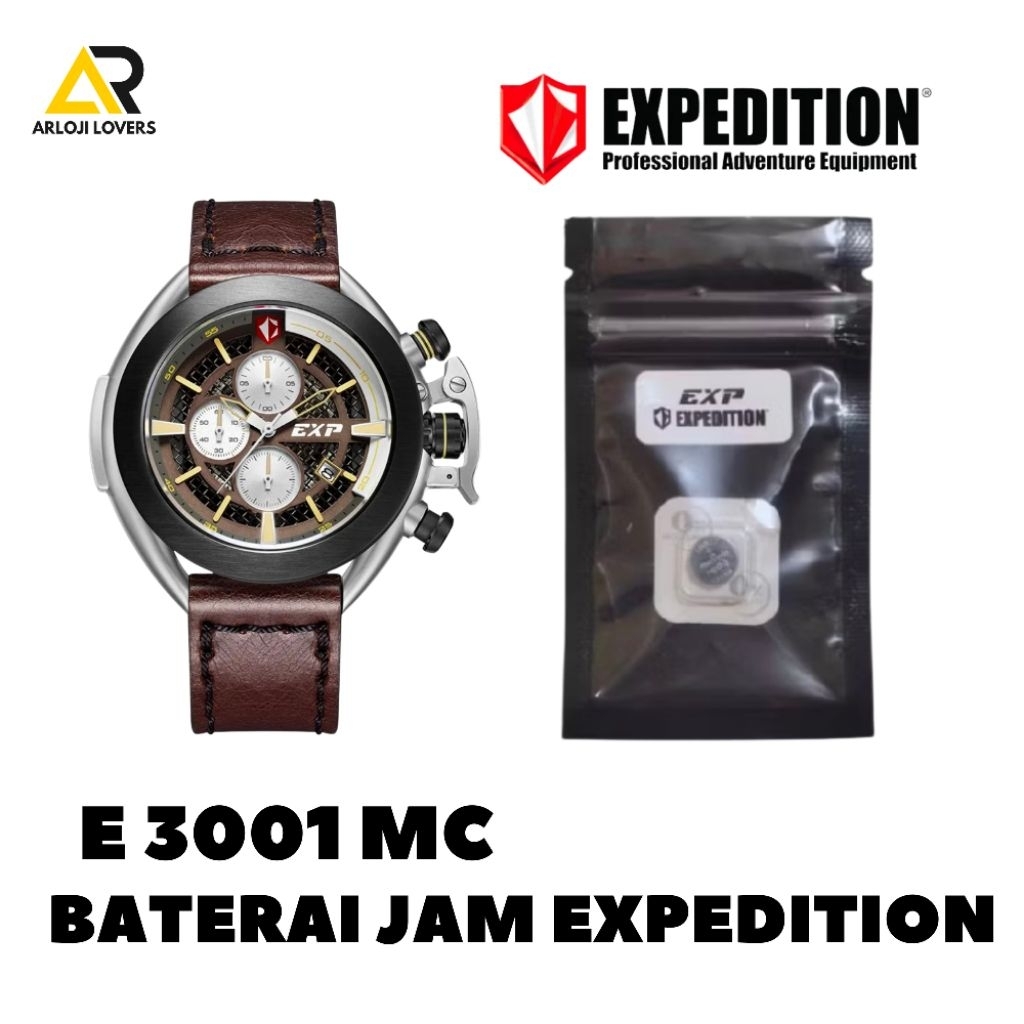 Baterai Jam Tangan Expedition Type E 3001 MC Original