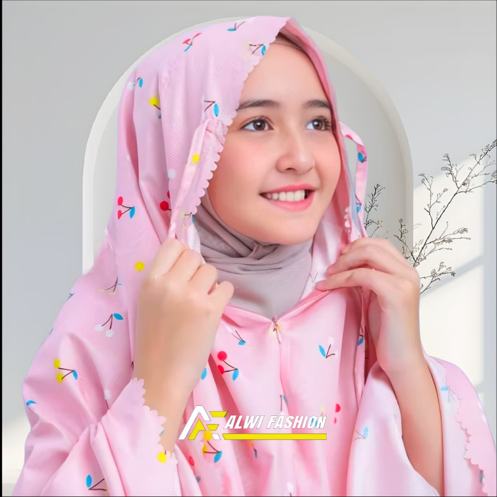 Mukena Anak Perempuan Katun Mikro Motif Premium | Mukena Anak Umur 9 12 Tahun