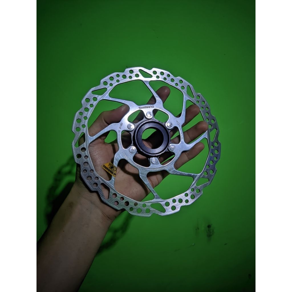 rotor shimano rt54 centerlock 180mm bekas