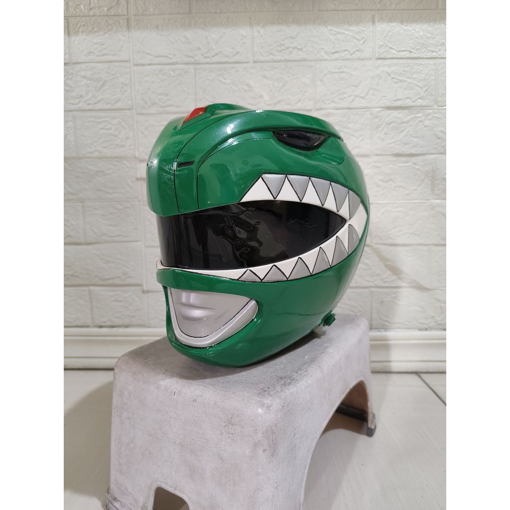 cosplay helm power ranger green dragon sentai zyuranger
