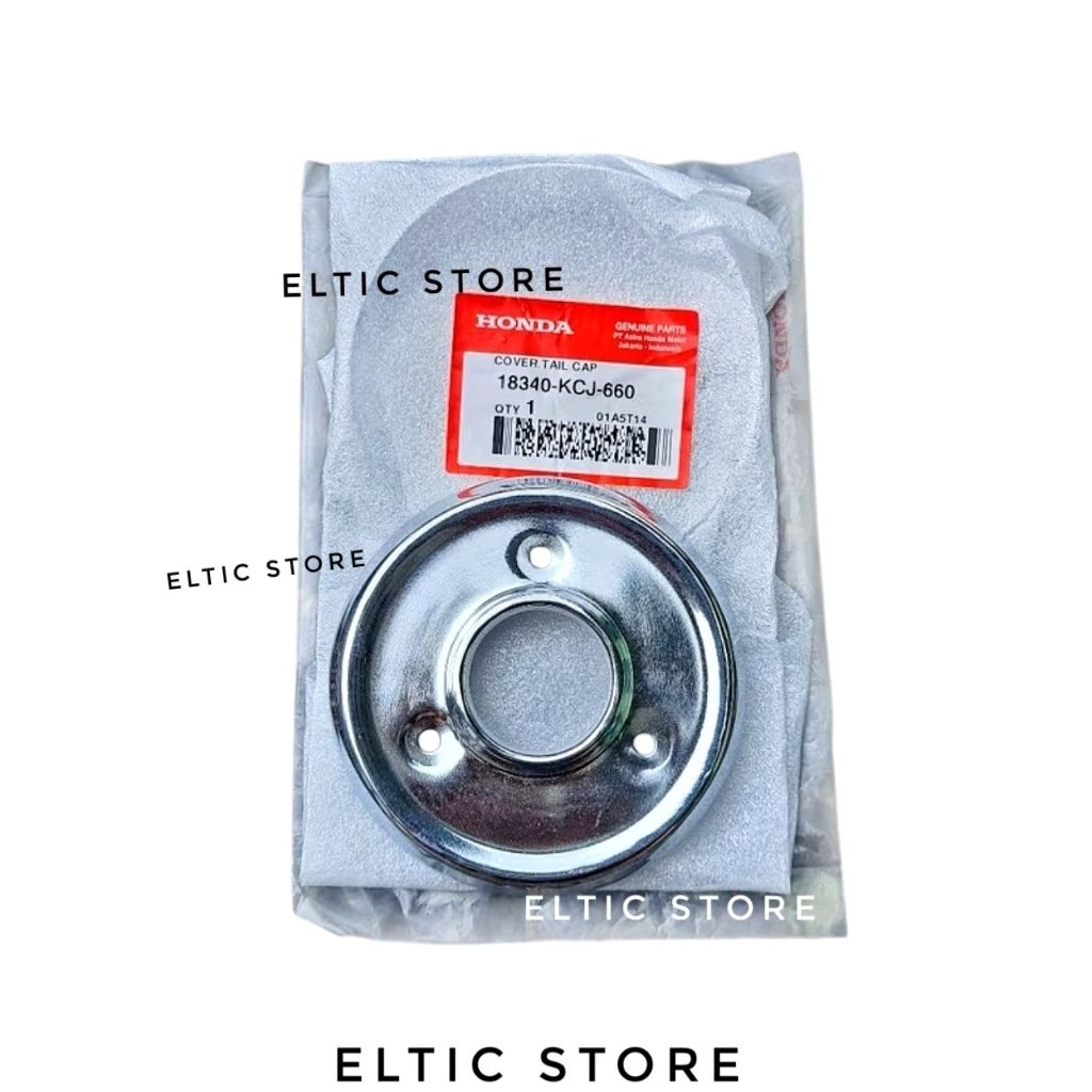 Cover Tutup Knalpot Bulat Honda Tiger Revo Original AHM