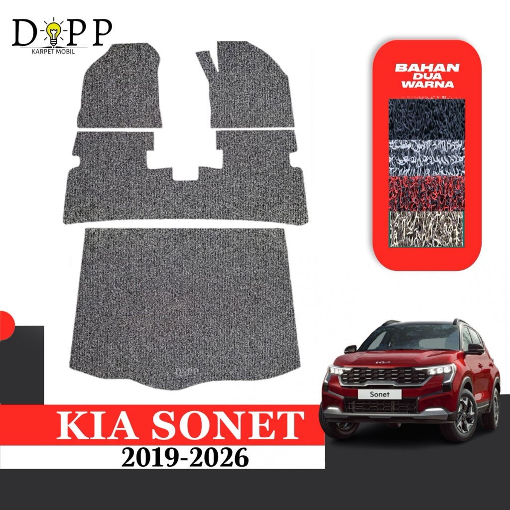 Karpet Mobil Kia Sonet / Karpet Mobil Mie Bihun Kia Sonet 2019-2026 Bahan Premium