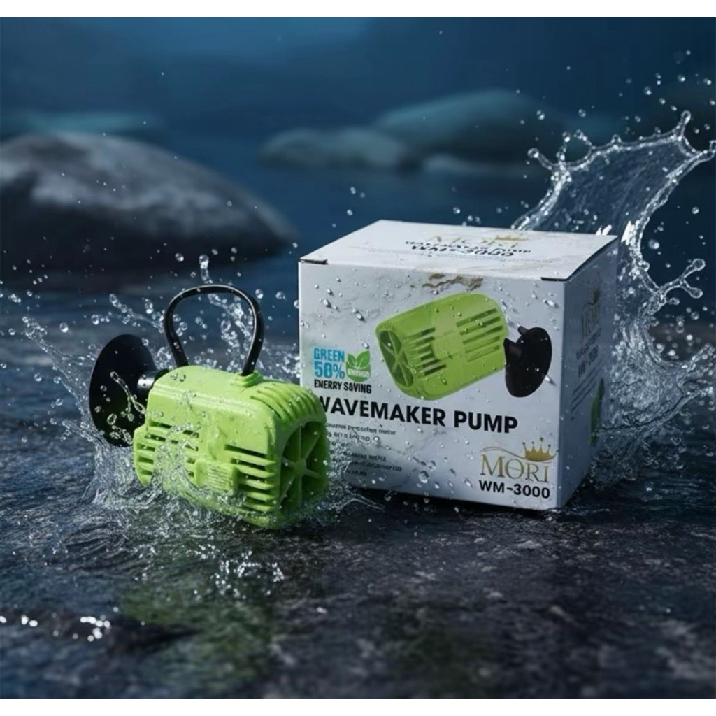 Wave maker pembuat gelombang aquarium mini Mori AAWM-3000
