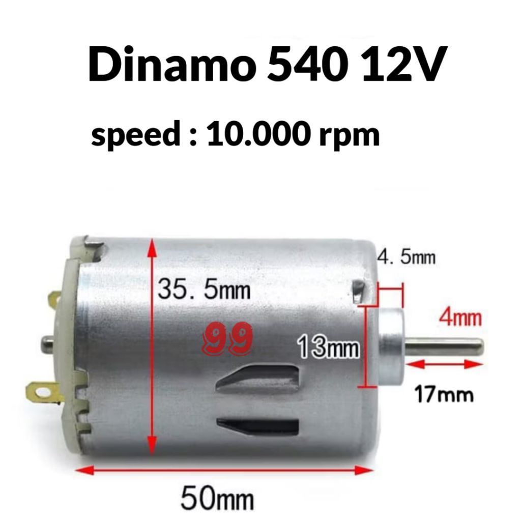 dinamo RS540 dinamo 12v dinamo mini drill mono grinder dinamo penggerak
