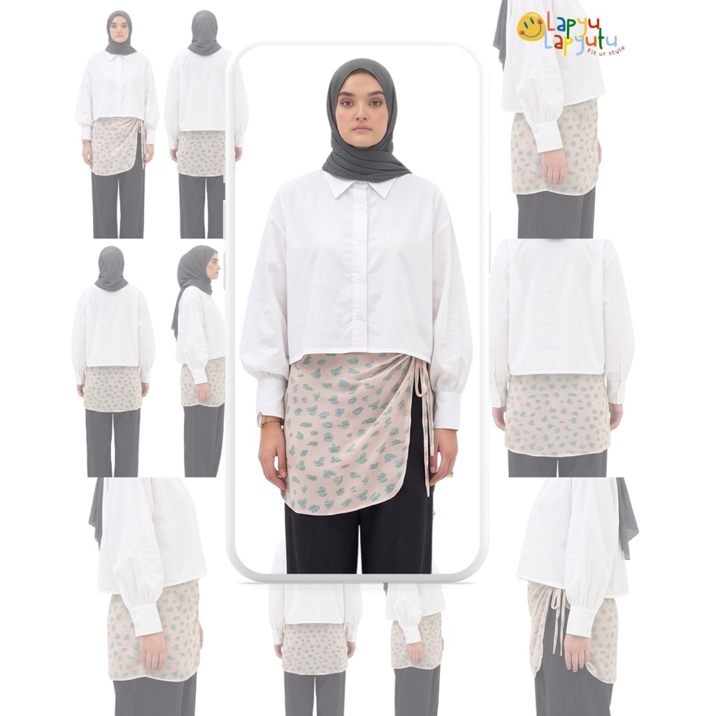 Layering Skirt Blush brush | Rok Variasi | Layering Outfit | Lapyulapyutu