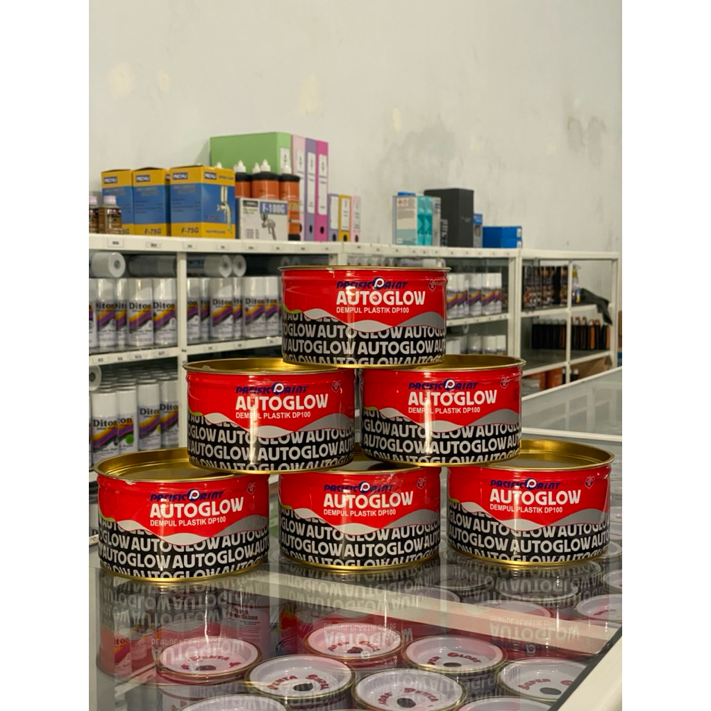 Dempul Autoglow BPO Obat Merah 1kg Set / Dempul Mobil Autoglow