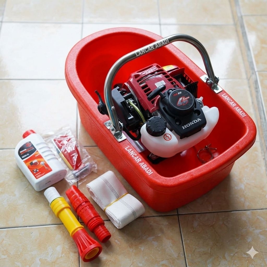 Floating waterpump HONDA GX35 pompa apung siram bawang merah