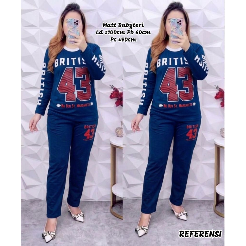 Setelan Wanita Panjang / Setelan Wanita Sablon / Onset Wanita Kekinian