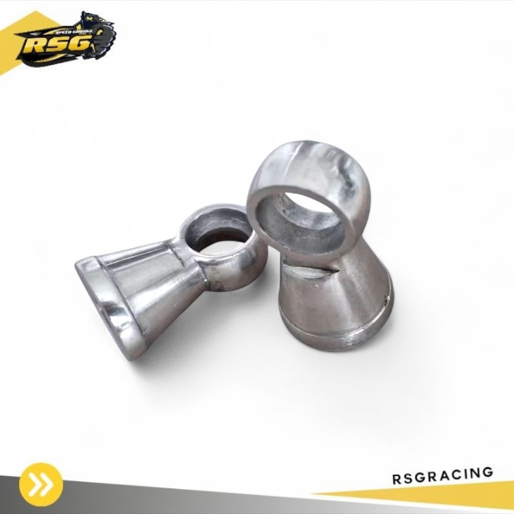 Anting Pangkon Shock Belakang / Peninggi Shock Motor Bebek 1set Tinggi 6,7cm Drat 12 14